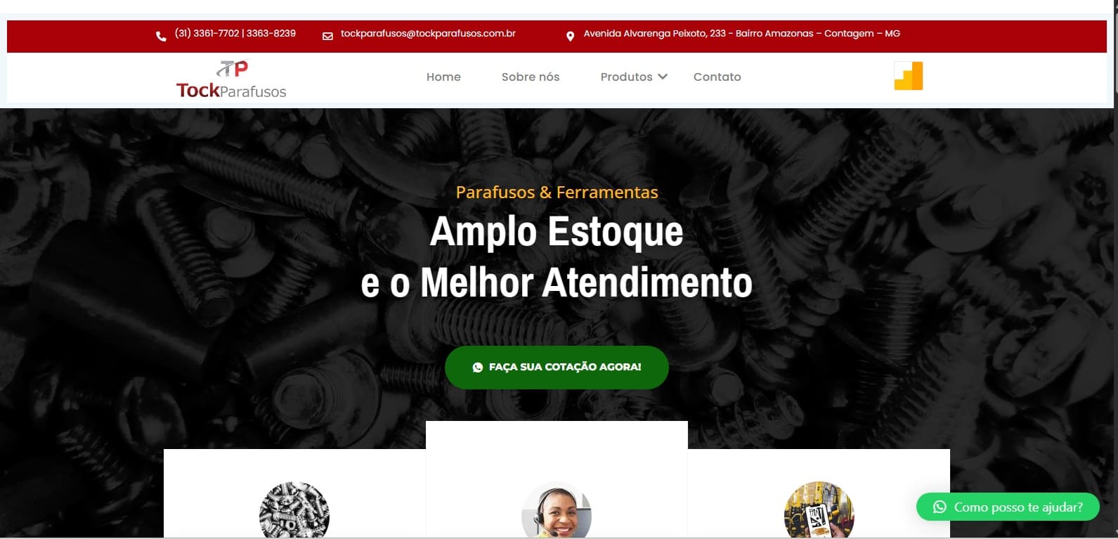 criação de site em bh tock